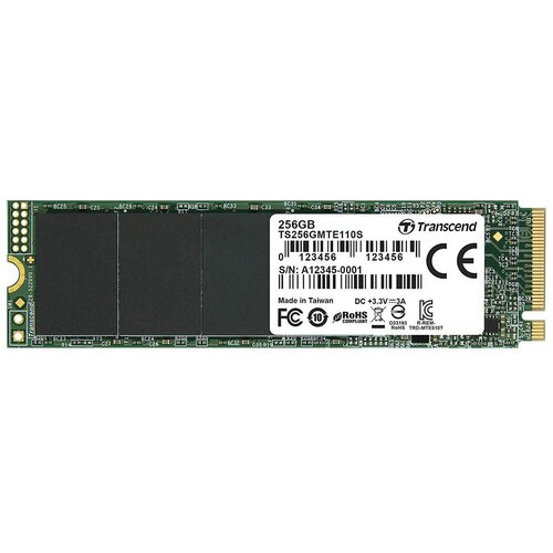 Transcend SSD MTE110S 256GB NVMe PCIe Gen3 x4 Slike