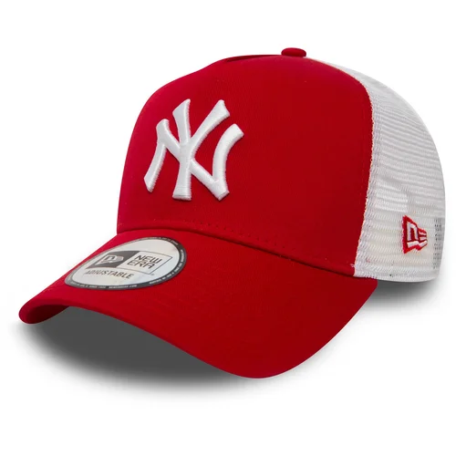 New Era Kape s šiltom CLEAN TRUCKER NEW YORK YANKEES Rdeča