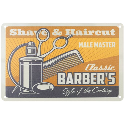 Shumee Barber okrasna tabla B001, (21399853) Cene