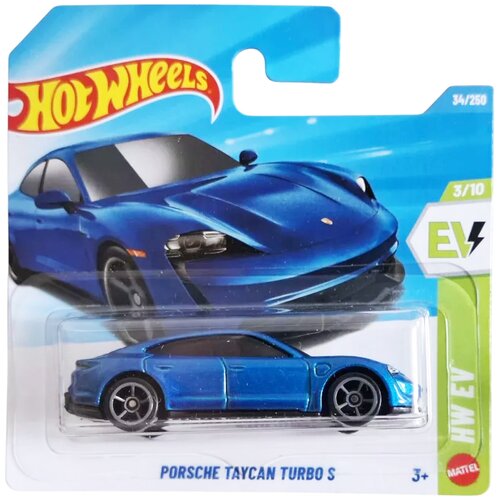 Mattel Hot Wheels: Porsche Taycon Turbo S majhen modri avtomobilček 1/64 - Slike