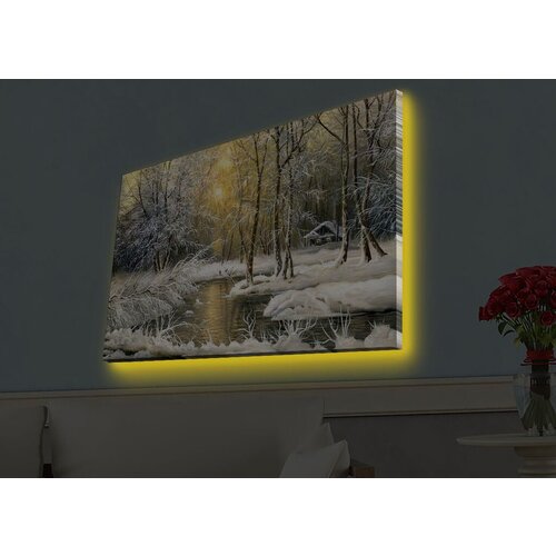 Wallity Slika sa LED osvetljenjem 4570HDACT-055, 45x70 cm Cene