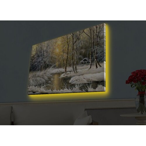 Wallity Zidna slika sa LED osvetljenjem 4570HDACT-055, 45x70 cm Cene