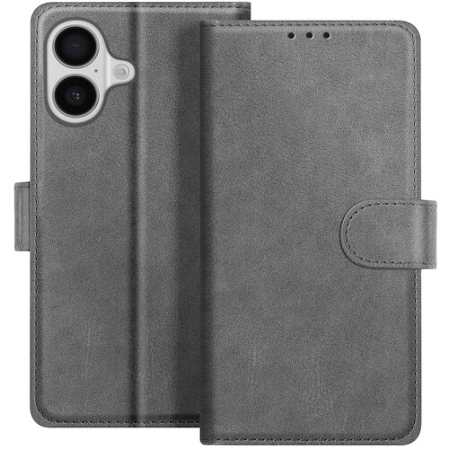 AVIZAR Denarnica za iPhone 17 serije Chesterfield s funkcijo stojala, Siva, (5000189539) Cene