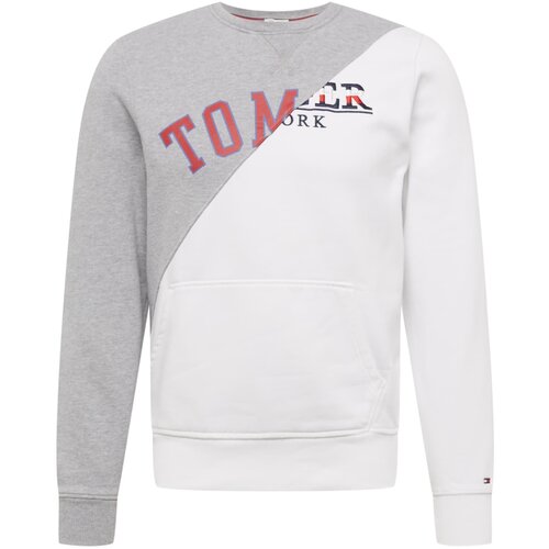 Tommy Remixed Majica nočno modra / pegasto siva / temno rdeča / bela Slike