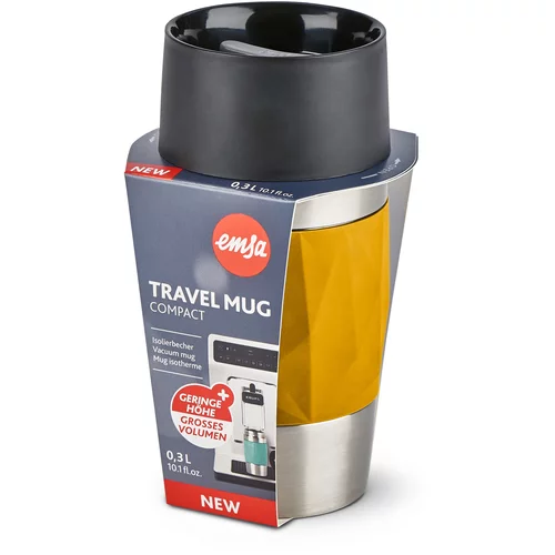 Tefal emsa travel mug compact 0,3 liter gelb