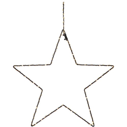 Marksl&amp;ouml;jd crni božićni viseći svjetleći ukras alpha star, visine 45 cm Slike