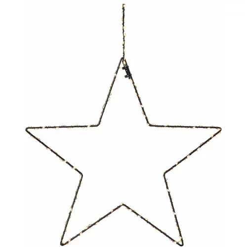 Markslöjd crni božićni viseći svjetleći ukras alpha star, visine 45 cm