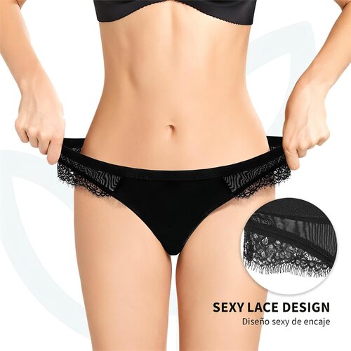 Adalet Eco Period Flora Menstrual Panty Normal Black S Slike