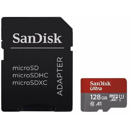 Sandisk memorijska kartica sdhc 128GB micro 100MB/s 40MB/s Class10 U3/V30+SD adap. Cene