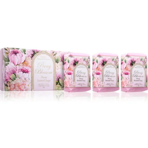 Saponificio Artigianale Fiorentino Peony Blossom Set set sapuna 3x200 g