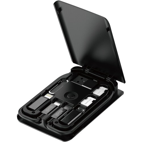  Multifunkcionalni box wireless punjač budi 15W crni Cene