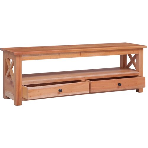 Maison Chic TV omarica - TV stojalo - Televizijska omarica 115x30x40 cm trden mahagonij, (21700342) Slike