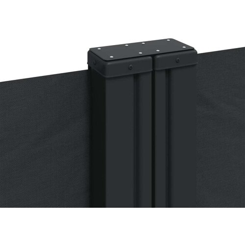 VidaXL Bočna tenda na uvlačenje crna 140 x 1200 cm Slike