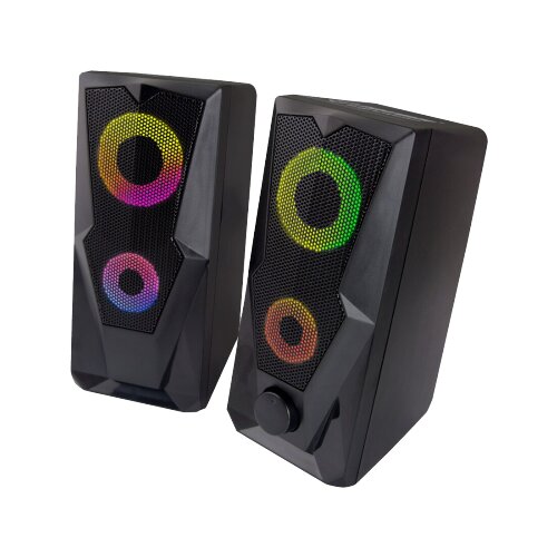 Esperanza EGS103 Speakers 2.0 LED Black 6W Slike