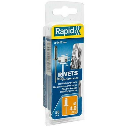 Rapid Slijepa zakovica (Promjer zakovice: 4 mm, Duljina zakovice: 12 mm, 50 Kom.) Cijene