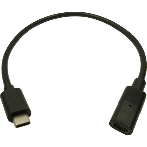 Cliff USB kabel USB-C&amp;reg; vtičnica \, USB-C&amp;reg; vtič 0.30 m črna FCR72000, (20417412) Slike