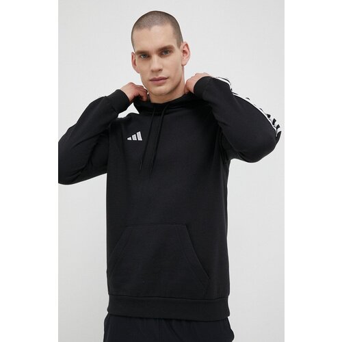 Adidas Pulover od trenirke Tiro 23 črna barva, s kapuco Slike