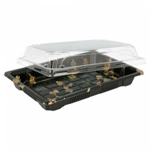 MEGA PACK Posuda za sushi crna 18,8x13,3x4,5 cm 50/1 Cijene