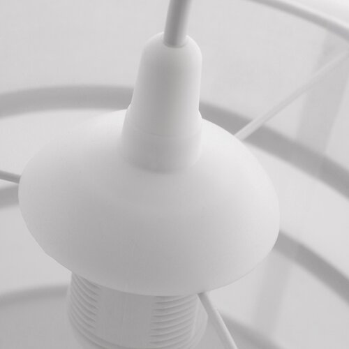  Luster na sajli CORAL S 1xE27/60W/230V bela Slike