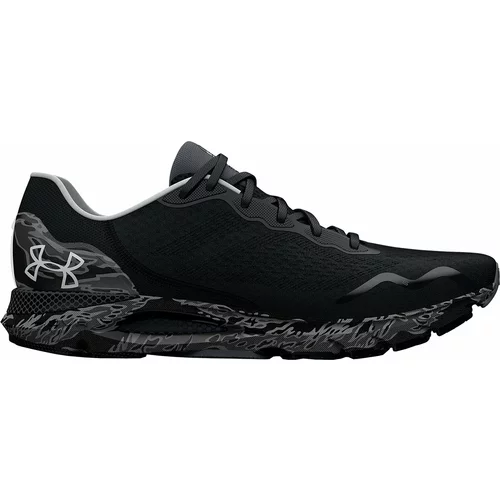 Under Armour Men's UA HOVR Sonic 6 Camo Running Shoes Black/Black/Gray Mist 44,5