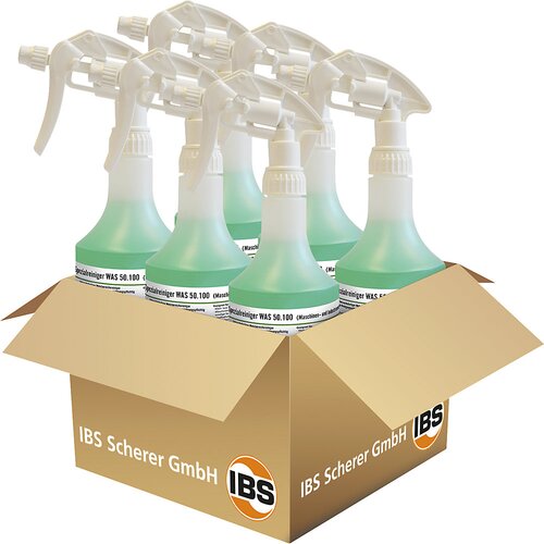 IBS Scherer Čistilo za stroje/industrijsko čistilo WAS 50.100, vsebina 0,5 l, vrednost pH < 11,5, DE 6 kosov Cene