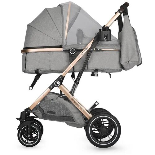 Coccolle Otro&amp;scaron;ki voziček Ravello 3 in 1 travel system Moonlit grey Slike