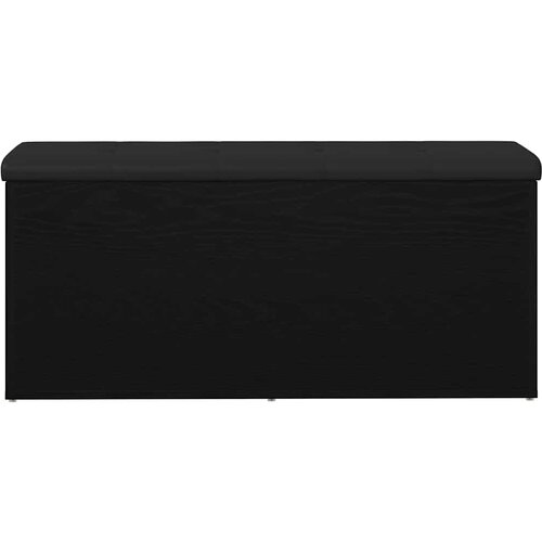  Klupa za pohranu Crni hrast 102 x 42 x 45 cm Konstruirano drvo Slike