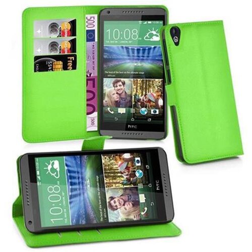 Cadorabo Ohi&scaron;je, združljivo z HTC Desire 820 v mravljično zelena - Za&scaron;čitni ovitek z magnetnim zapiranjem, stoječo funkcijo in režo za kartice, (20557718) Cene