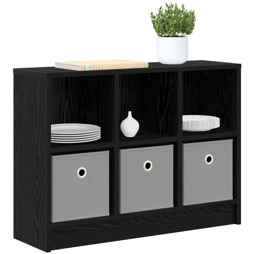  Kreveta s ladicama Crni hrast 73,5 x 22,5 x 53,5 cm Slike
