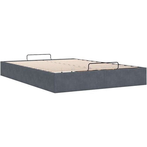 VidaXL Otomanski okvir kreveta bez madraca 140x200 cm bar&amp;scaron;unasti Slike
