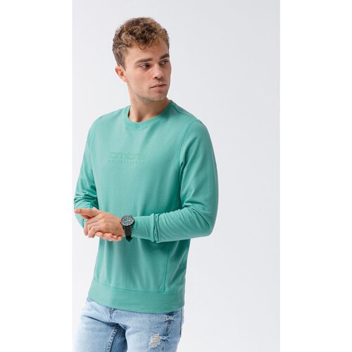 Ombre Puloverji Mo&amp;scaron;ki pulover (B1160TURQUOISE) pisana Slike