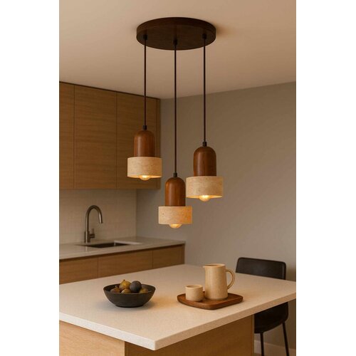 Opviq Luster Lower C, 3 x E27 Max, 40W, Smeđa Cijene