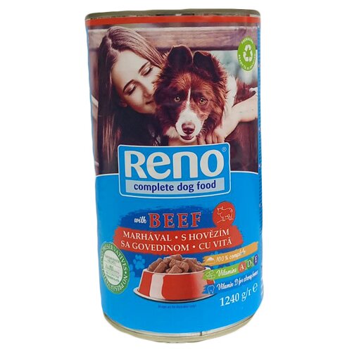 Reno Kompletna hrana za pse s govedinom 1240 g Cijene