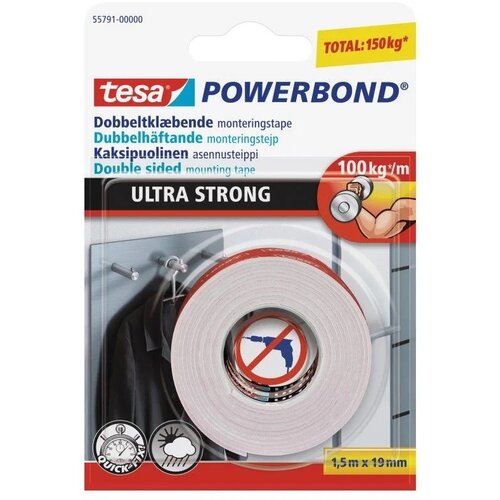 Tesa montažna traka Powerbond (1,5 m x 19 mm) Cene