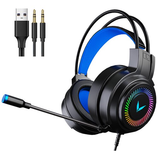 Venisymlis Slušalke za igranje prostorskega zvoka z mikrofonom, na uho za PC/PS4/Xbox, (22102264) Cene