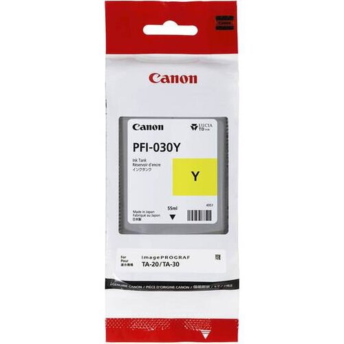 Canon črnilo PFI-030Y za TM240, 55ml, rumena 3492C001AA Cene