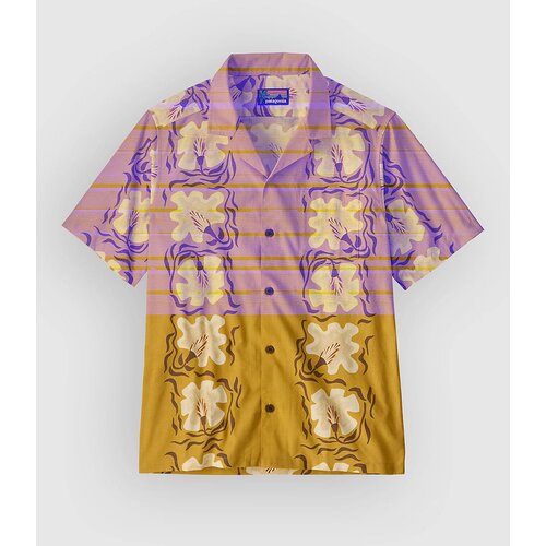 Patagonia Tidal Threads Camp Srajca future flowers / honey gold Slike