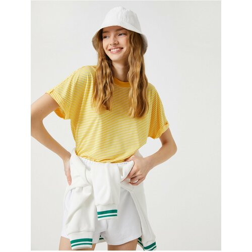 Koton T-Shirt - Yellow - Regular fit Slike