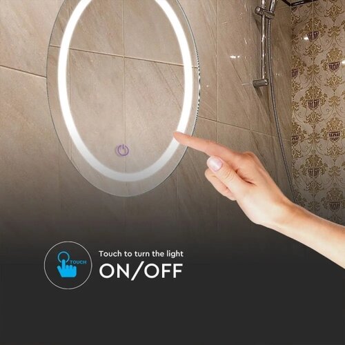  LED kupatilsko ogledalo sa grejanjem i pozadinskim osvetljenjem LED/25W/230V IP44 3000K/4000K/6400K Slike