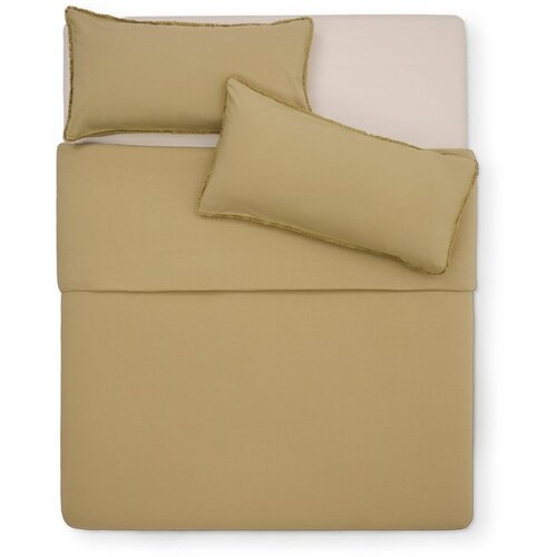 Kave Home Žuta /zelena posteljina za bračni krevet/za produženi krevet od pamučnog perkala 260x240 cm Sifinia &amp;ndash; Slike