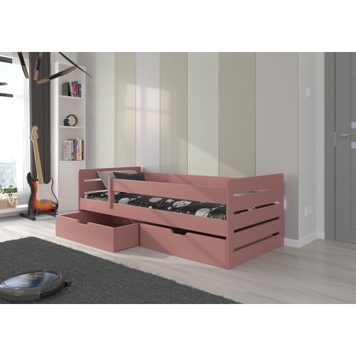 ADRK Dje�ji krevet BEMMA s madracem i ladicama 200x90 cm - RU�I�ASTA Cijene