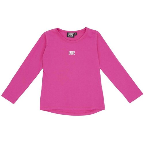 Leone 1947 Majice z dolgimi rokavi Girl T-Shirt Long Sleeves Pink Girl Rožnata Cene