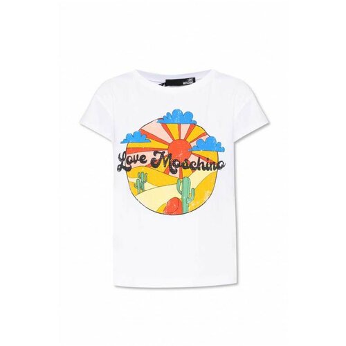 Love Moschino - - Bela ženska majica Slike