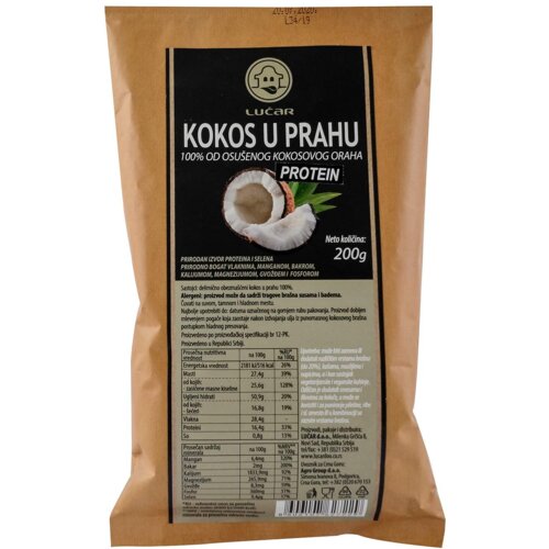 Lucar Kokos u prahu LUČAR 200g Cene