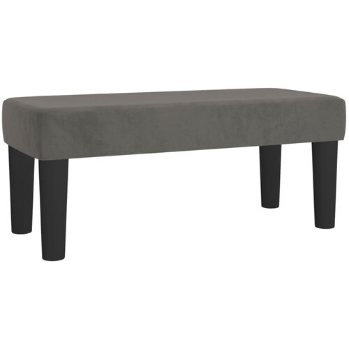 Box spring krevet s madracem tamnosivi 90x190 cm bar&amp;scaron;unasti Slike
