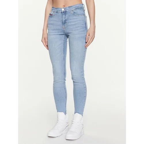 Tommy Jeans Jeans hlače Nora DW0DW15490 Modra Skinny Fit