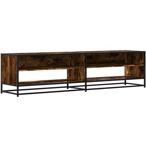 Maison Chic TV omarica - TV stojalo - Televizijska omarica dimljeni hrast 180,5x40x46 cm inženirski les, (21700086) Cene