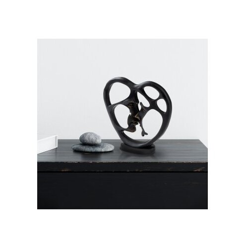 WALLXPERT decorative object figura crne boje love v2 Cene