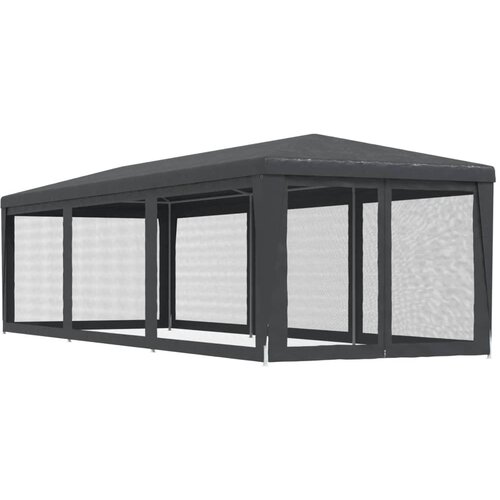  za zabave sa8 mrežastih bočnih zidova antracit 3x9 m HDPE Slike