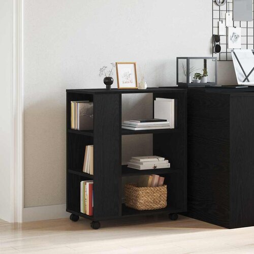  za pohranu Crni hrast 60 x 35 x 75 cm Konstruirano drvo Slike
